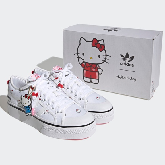 ADIDAS HELLO KITTY NIZZA PLATFORM SHOES - Picture 1 of 9